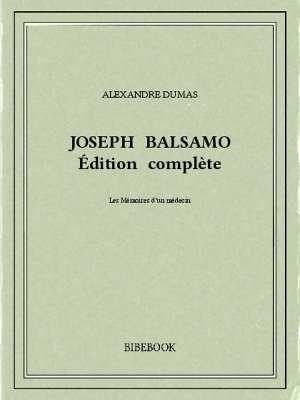 Joseph Balsamo - Dumas, Alexandre - Bibebook cover
