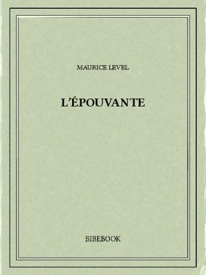 L&#039;épouvante - Level, Maurice - Bibebook cover