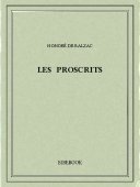 Les proscrits - Balzac, Honoré de - Bibebook cover