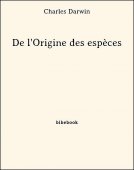 De l&#039;Origine des espèces - Darwin, Charles - Bibebook cover